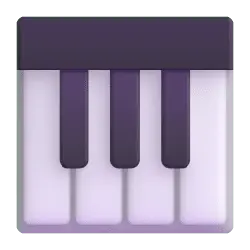 Piano Key Icon - music - PNG