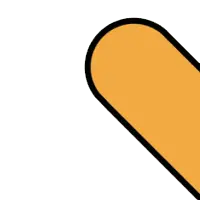 Orange Arrow - shape - Free Download PNG