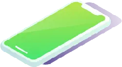 Green Smartphone - phone - High Resolution PNG