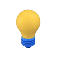 Light Bulb - blue - No Watermark PNG