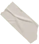 White Cloth Strip - irregular - No Background PNG