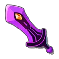 Purple Glowing Sword - weapon - No Background PNG