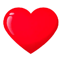 Red Heart - red - Valentine's Day - PNG Images