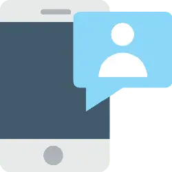 Phone Message Icon - message - Transparent Background PNG