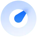 Blue Circle - logo - design element - Free PNG