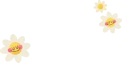 Smiling Flowers - simple - Transparent Layer PNG