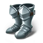 Silver Armor Boots - protection - PNG Images