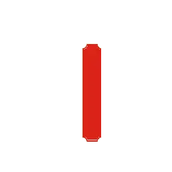 Red Rectangle Sign - rectangle - No Background PNG