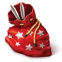 Red Bag with White Rabbit - red - No Watermark PNG