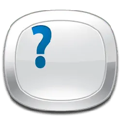 Question Mark Button - icon - No Watermark PNG