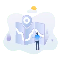 Person Looking at a Map - navigation - Free Download PNG