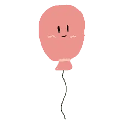 Balloon - smile - Transparent Layer PNG