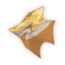 Gold Fish Ornament - gold - Transparent Layer PNG