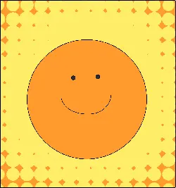 Smiling Sun - simple - Free Download PNG