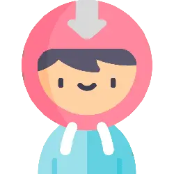 Pink Helmet Cartoon Character - helmet - Transparent Background PNG