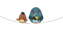 Bird with Hat and Guitar Bird - hat - Transparent Layer PNG