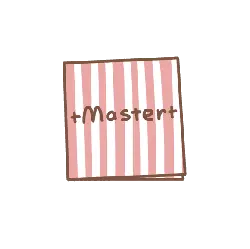 Striped Notebook - pink - No Background PNG