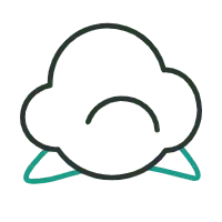 Cloud - weather - comic - High Resolution PNG