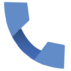 Phone Receiver - blue - High Resolution PNG