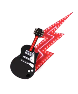 Lightning Guitar - lightning - PNG Images