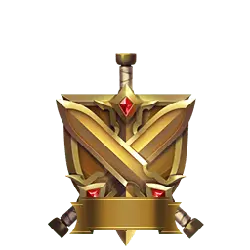 Golden Sword Emblem - High Resolution PNG