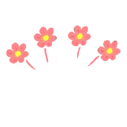 Pink Flowers - simple - Designer's Pick PNG