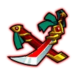 Green Gem Sword - gem - Transparent Background PNG