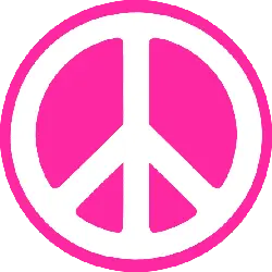 Peace Symbol - white - Free Download PNG