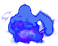 Blue Glow Object - abstract - No Background PNG