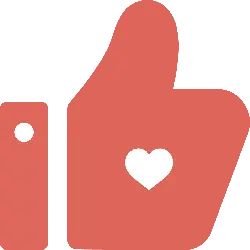 Heart Thumbs Up - interaction - No Watermark PNG