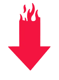 Flame Arrow - red - icon - Free Download PNG