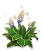 Three Flower Blue Leaf Grass - plant - Free Download PNG