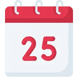 Calendar Icon - red - simple - Free PNG