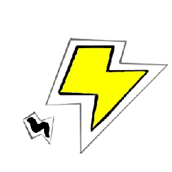 Lightning Bolt Logo - sign - Curated PNG