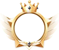 Golden Crown Emblem - logo - Transparent Layer PNG