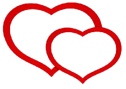 Red Heart Pattern - love - No Watermark PNG