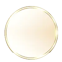 Gold Disc - metal - Transparent Background PNG