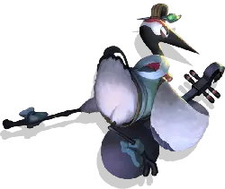 Crane Knight - game character - Transparent Layer PNG