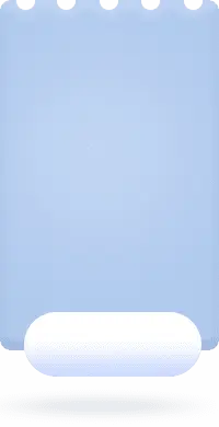Blue Notebook - stationery - High Resolution PNG