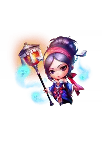 Purple Hair Fairy - lantern - PNG Images