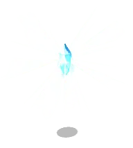 Blue Crystal - glow - High Resolution PNG