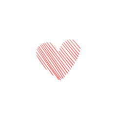 Heart Pattern - heart shape - minimalist - PNG