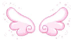 Pink Wings - shining - PNG