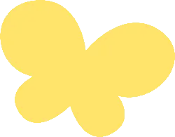 Yellow Flower - simple - abstract - Transparent Background PNG