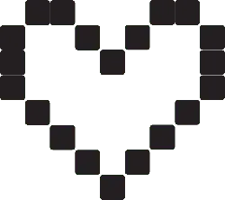 Pixel Heart - creativity - No Watermark PNG