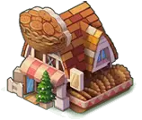 Bakery House - pixel art - Transparent Layer PNG