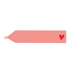 Pink Heart Tie - simple - Lossless PNG