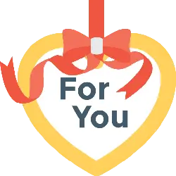 Heart Shape Gift Card - gift - Transparent Background PNG