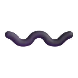 Purple Wavy Object - shape - High Resolution PNG