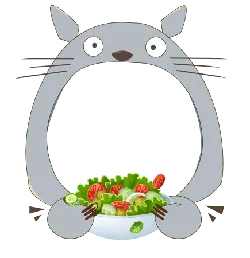 Totoro - food - PNG